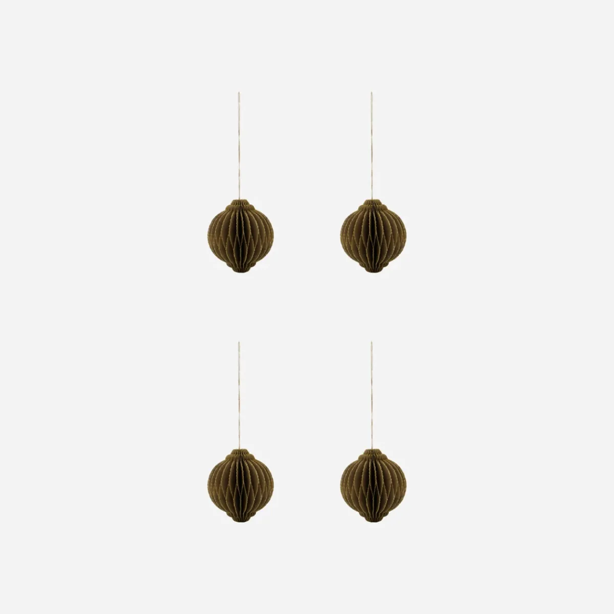 House Doctor Ornamenter>Julepynt, HDAlsta, Brun