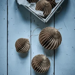 House Doctor Ornamenter>Julepynt, HDAlsta, Brun