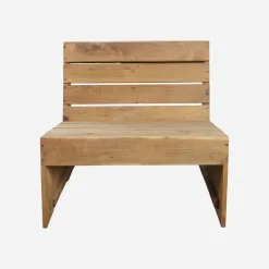 House Doctor Havemøbler>Loungestol, HDWoodie, Natur
